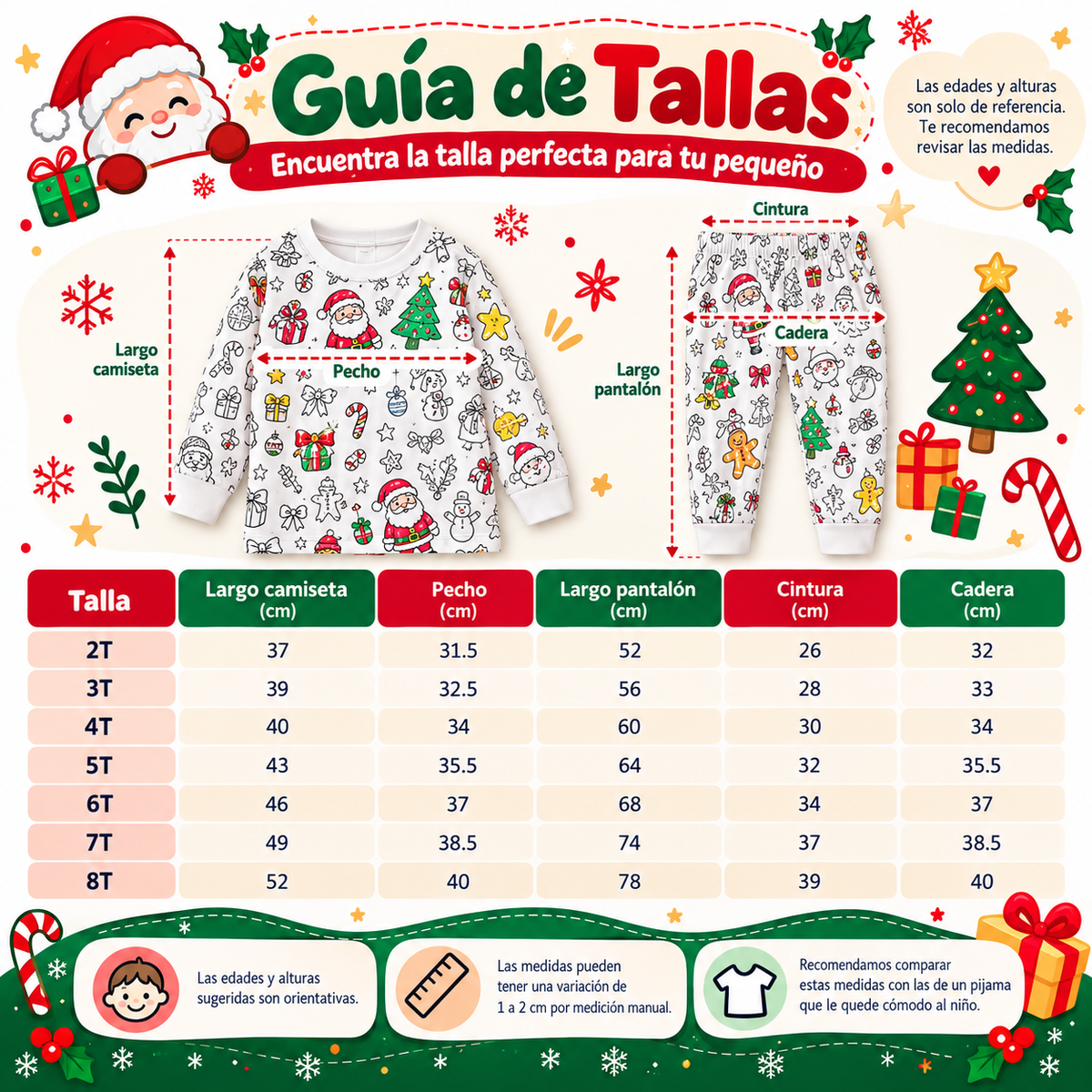 Pijama Infantil para Colorear