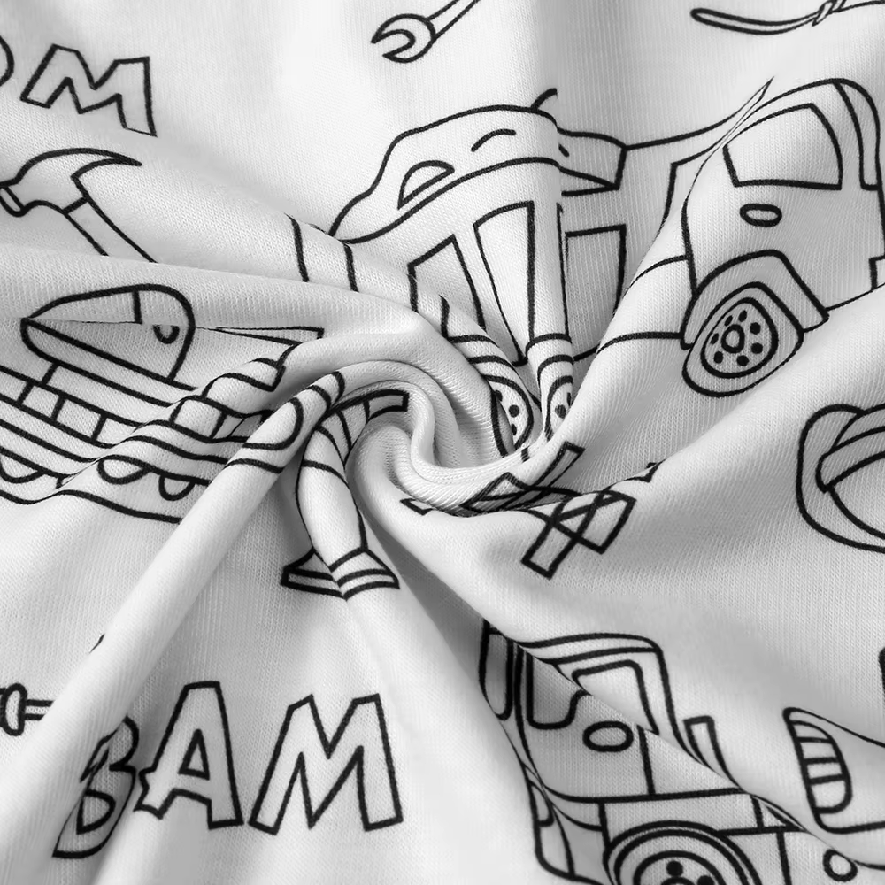 Pijama Infantil para Colorear