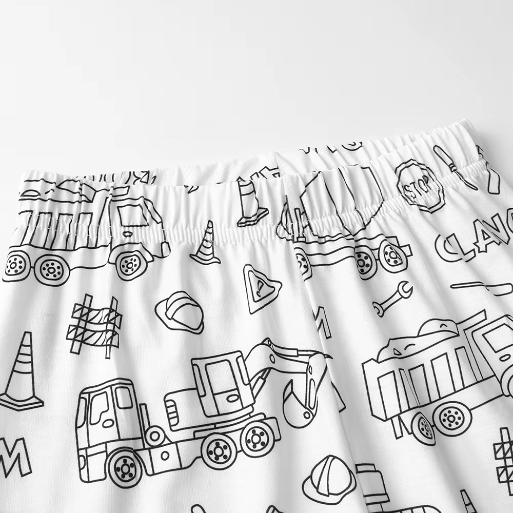 Pijama Infantil para Colorear